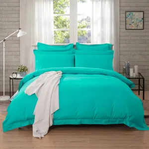 1000TC | Tailored | King Size | Teal | Duvet Quilt Cover Set