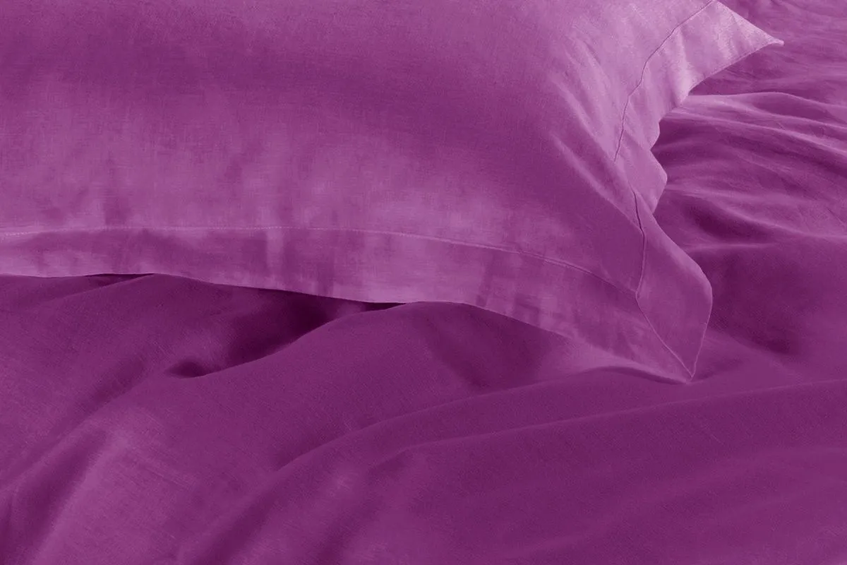 1000TC | Tailored | Super King Size | Purple | Duvet Quilt Cover Set