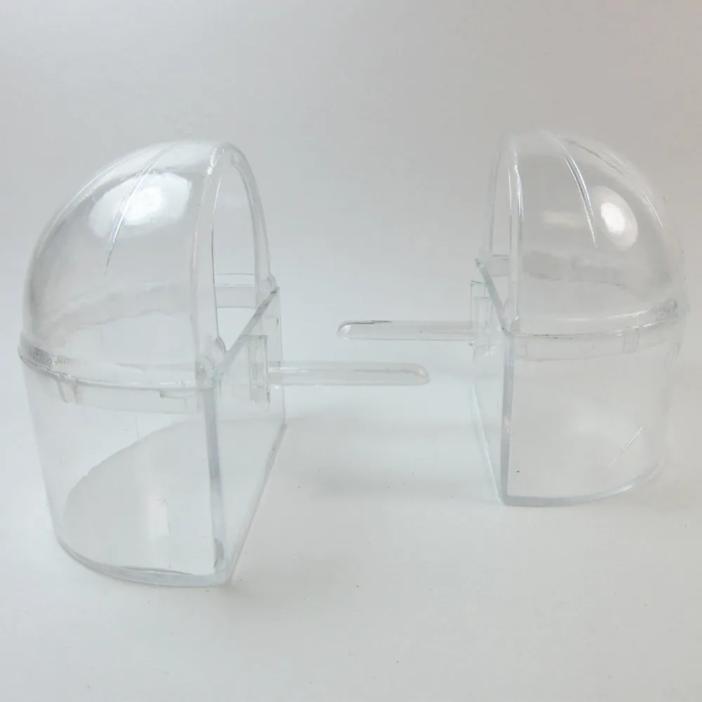 12 Pc Universal Bird Cage Seed Water Food Feeder Clear Heavy Duty Plastic Cups