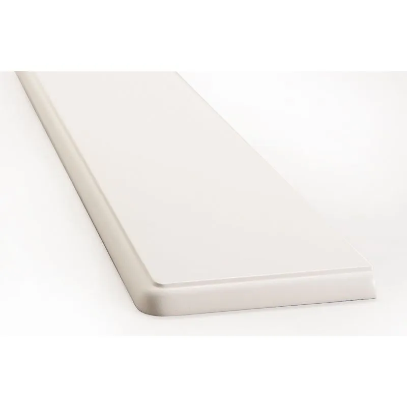 36" Radiator Shelf White