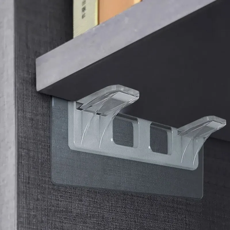 6 12pcs Non Marking Wardrobe Divider Brackets Anti Slip Support for Kitchen Cabinets