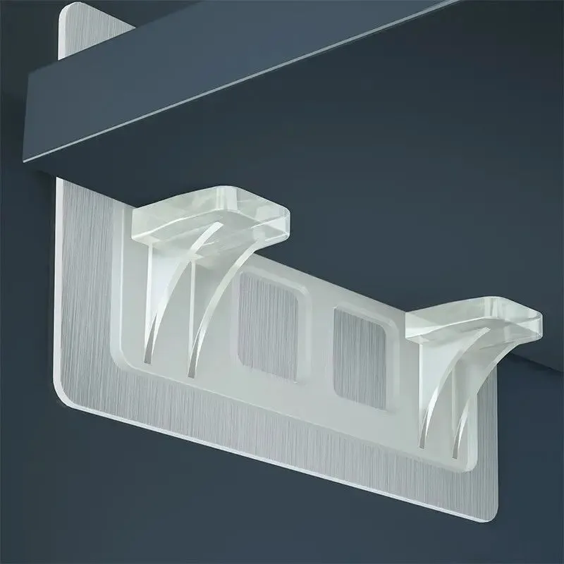 6 12pcs Non Marking Wardrobe Divider Brackets Anti Slip Support for Kitchen Cabinets