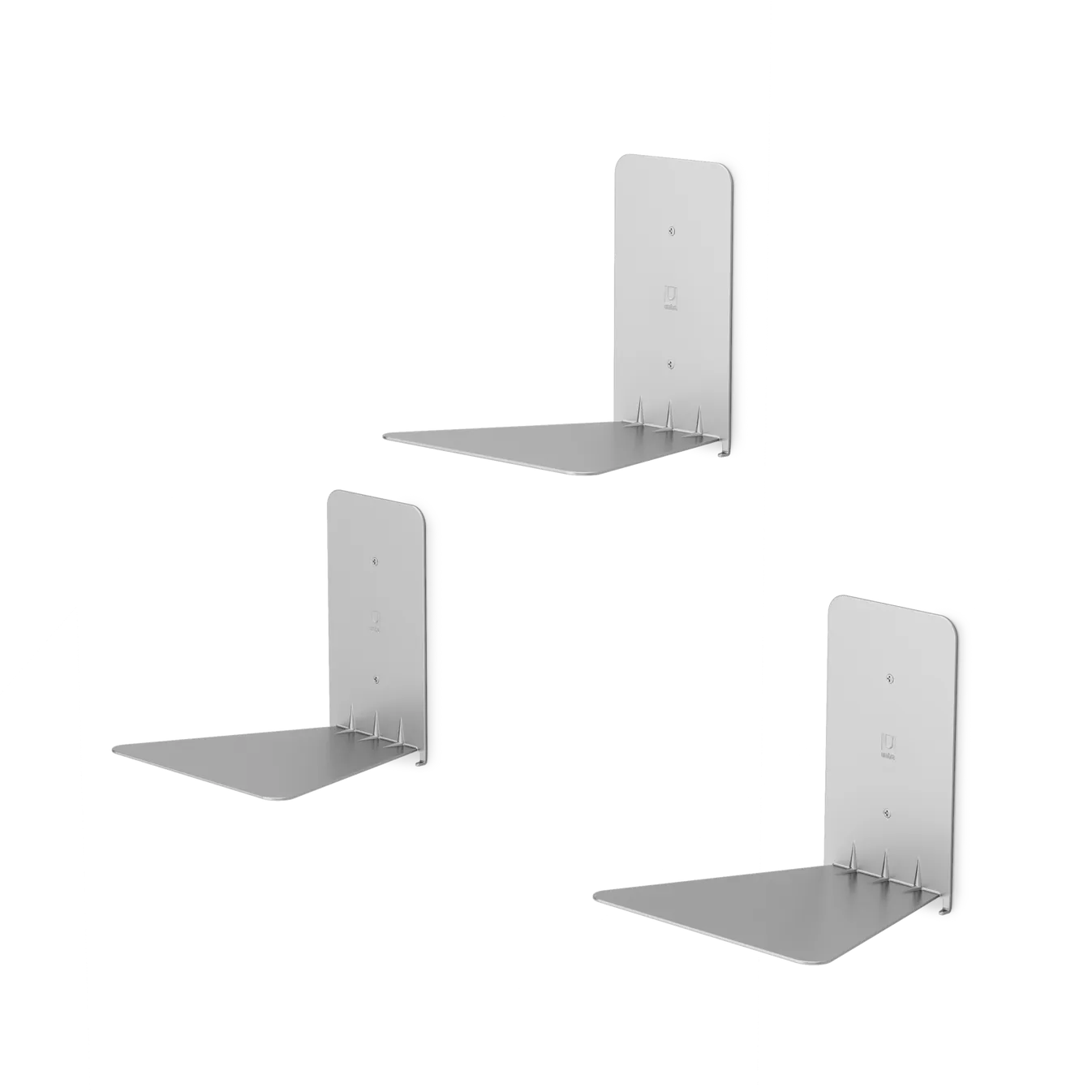 CONCEAL BOOK SHELF - SILVER