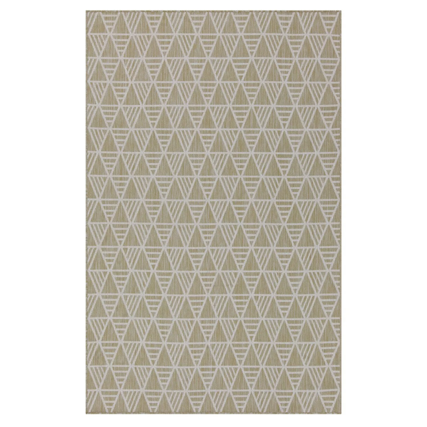 Cream Geometric Area Rug - Banyan