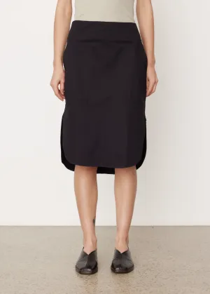 Curved-Hem Skirt