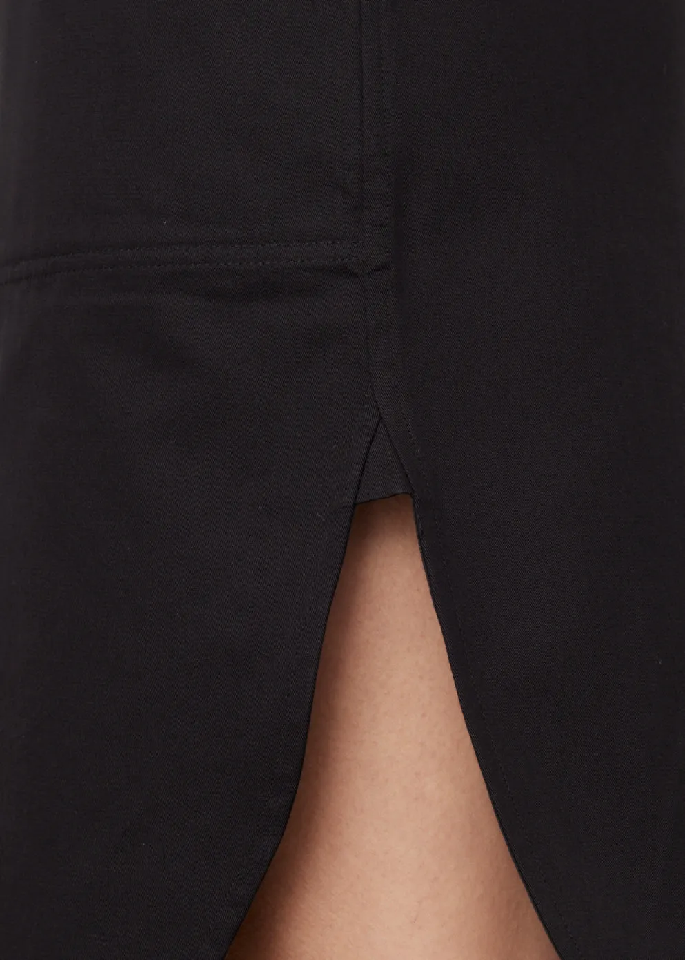 Curved-Hem Skirt