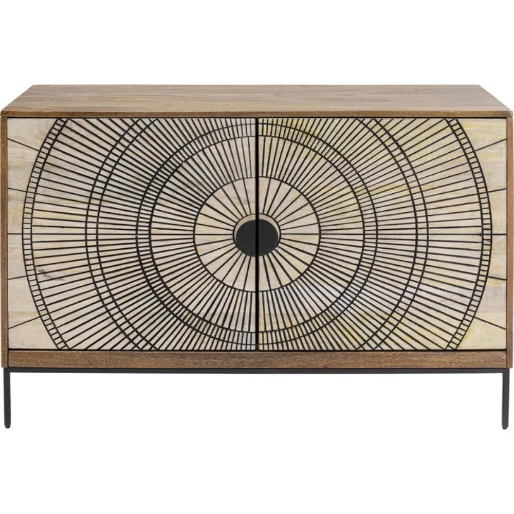 Daisy Carved Wooden Sideboard