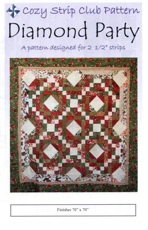 DIAMOND PARTY - Cozy Quilt Designs Pattern DIGITAL DOWNLOAD