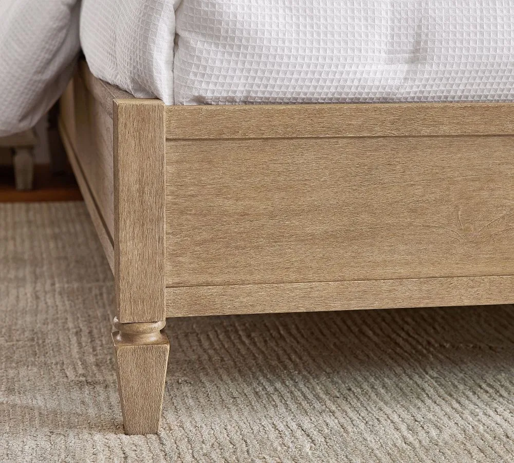 Felix Rattan Solid Wood Bed