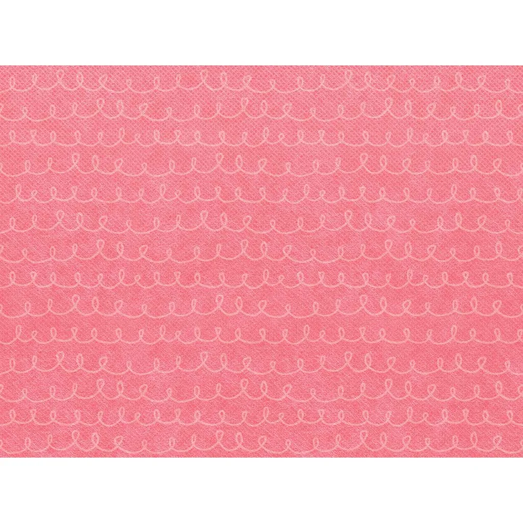 Fun Size Coral Pink Loop-De-Loop Better Than Paper Bulletin Board Roll