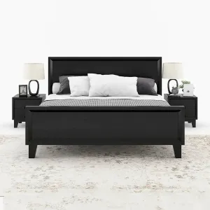 Harleen Solid Wood King Bed