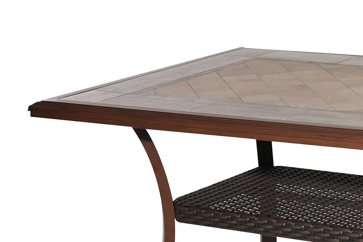 Patio Time Brooks 7-piece Wicker Dining Set