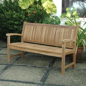 Sahara 3-Seater Bench, 36 H x 59 W x 24 L, Arrives In 5-9 Working Days For Simple Assembly.