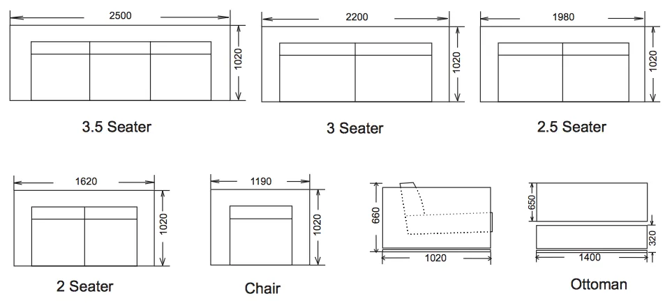 Sofa Shadow - Custom Made In Sydney Please Contact The Store For Pricing
