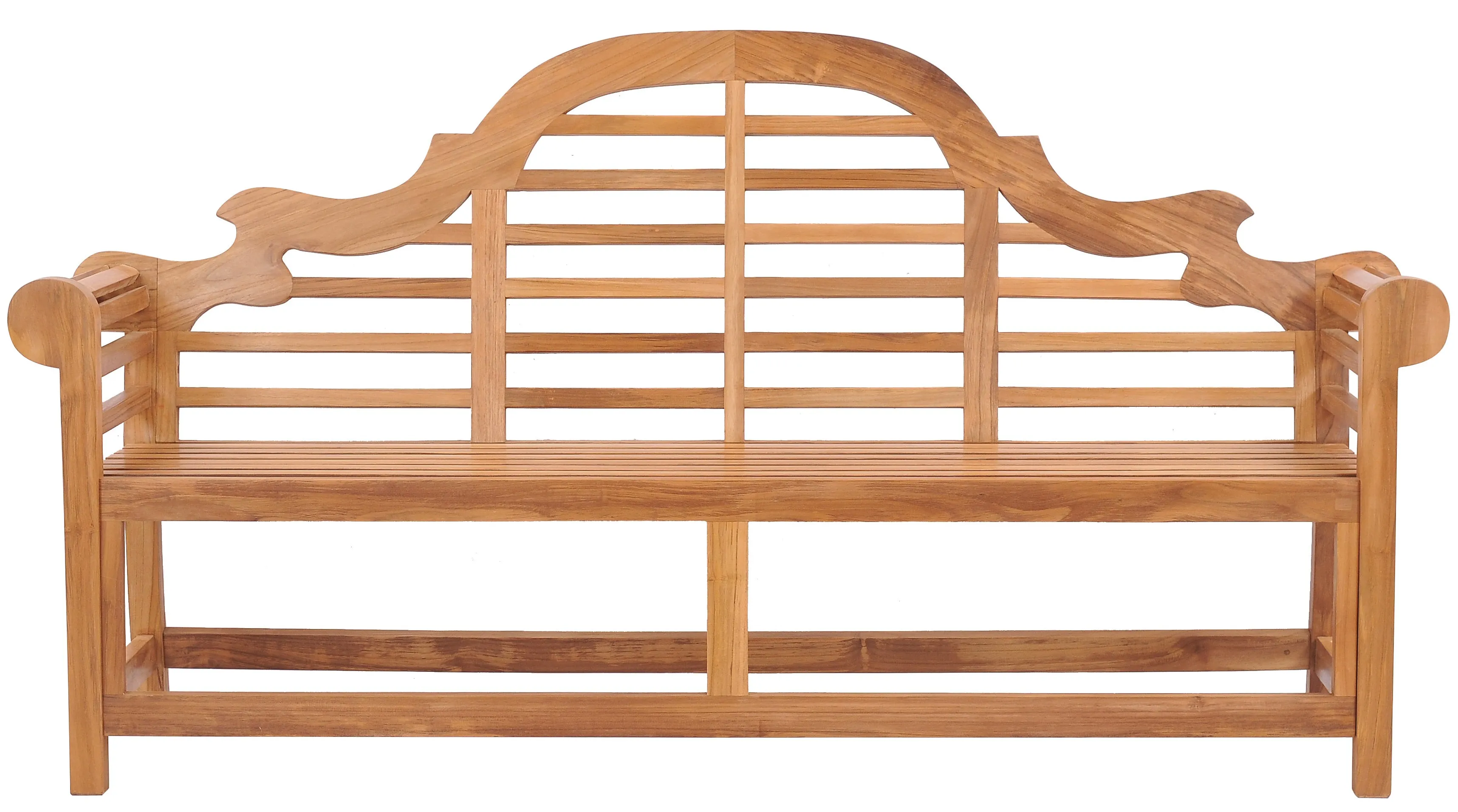 Teak Wood Lutyens Triple Bench
