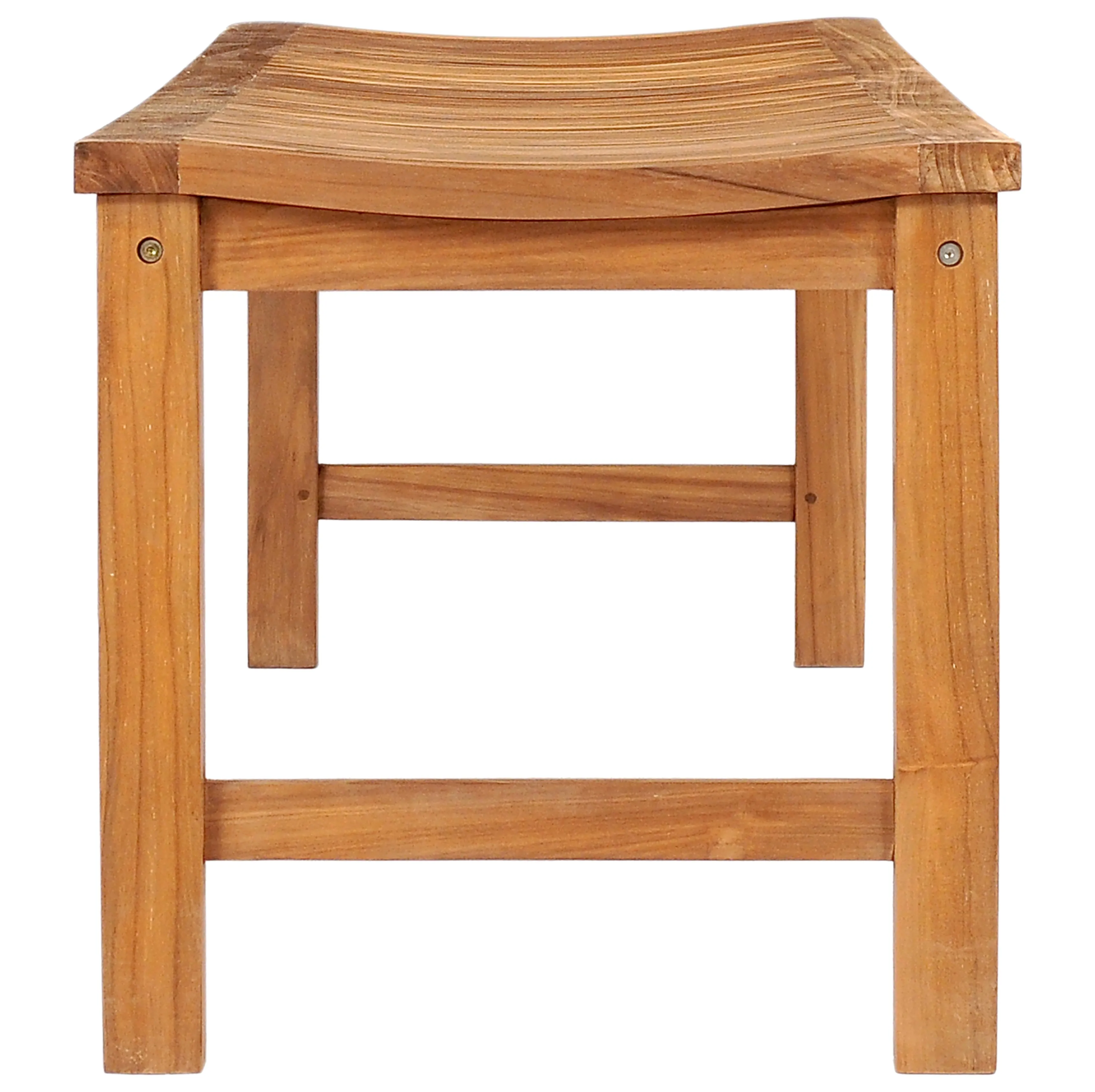 Teak Wood Santa Monica Backless Bench - 6 foot